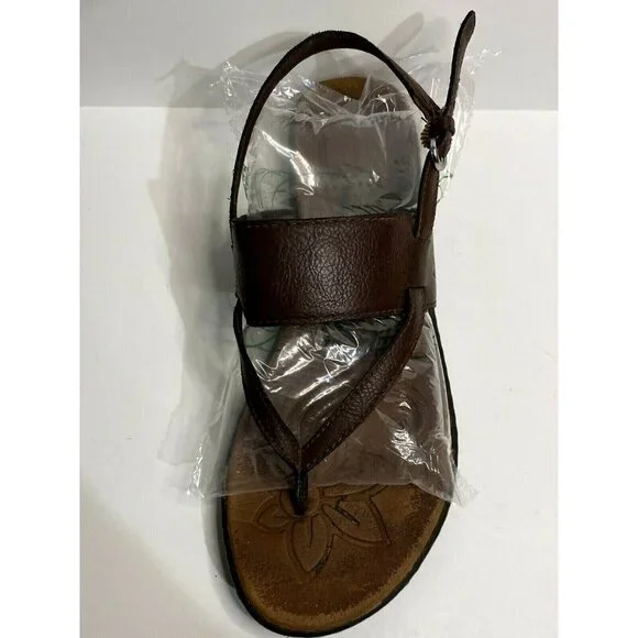 B.O.C. Sharin Womens Size 8/39 Leather Sandals Buckle Closure Toe Post - Picture 4 of 11